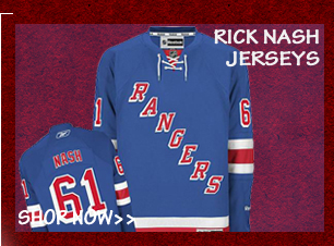 Authentic Rangers Rick Nash Jersey